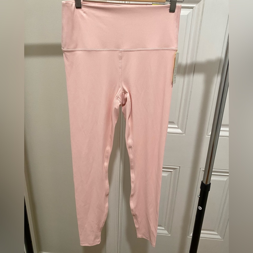 NWT All In Motion pink ribbed leggings